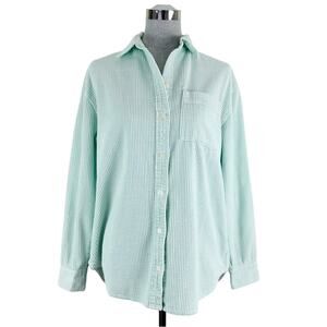 GAP‎ Mint Long Sleeve Corduroy Button Down